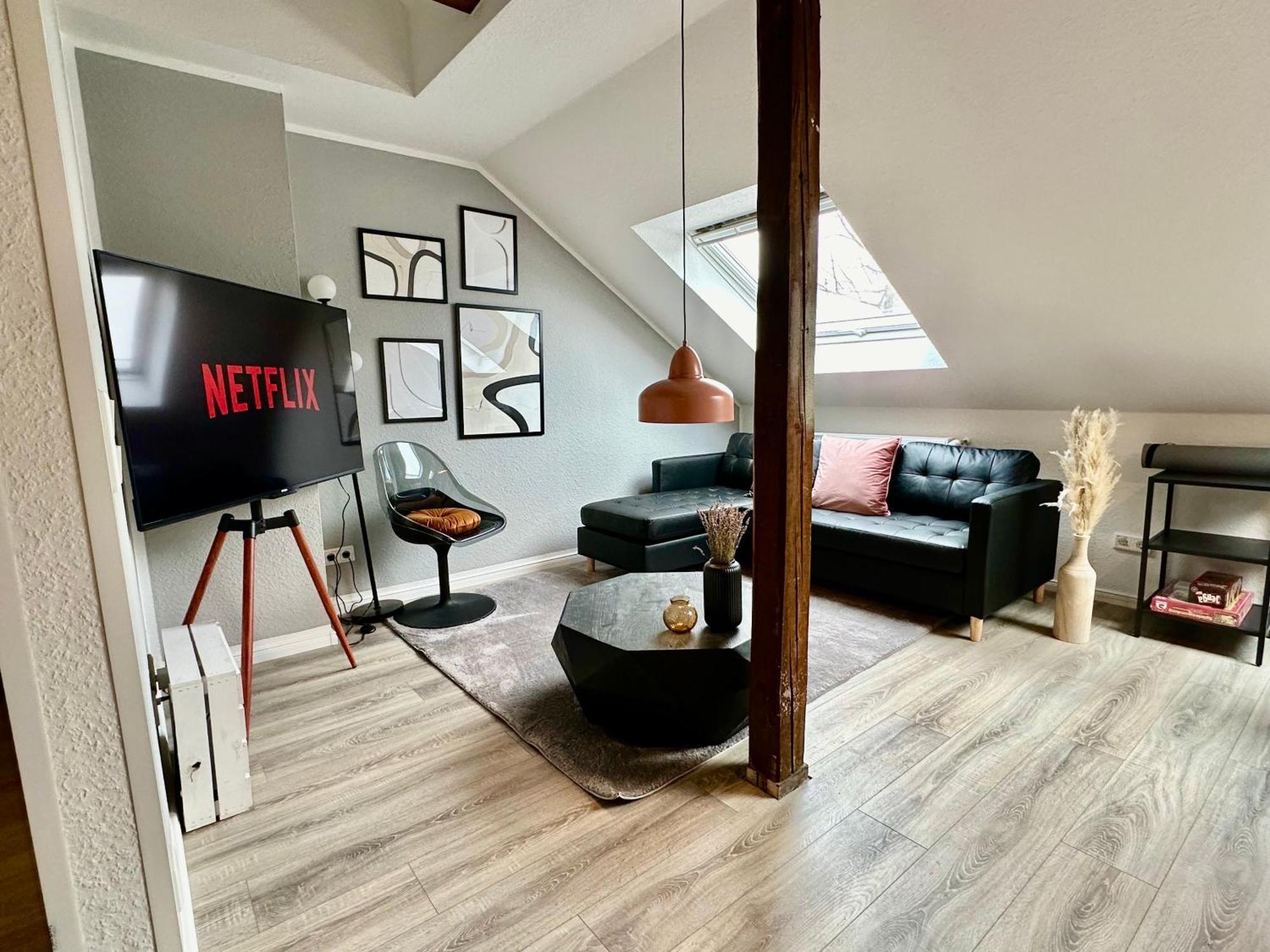 Stilvoll Im Zentrum Balken Loft Daire Bochum Dış mekan fotoğraf